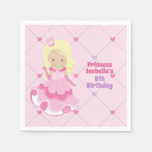 Niedliche Geburtstagspartei von Custom Pink Prince Serviette