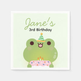 Niedliche Geburtstagsparty Serviette