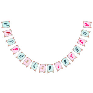 Niedliche Geburtstagsparty von Cat Kitten Themed K Wimpelkette