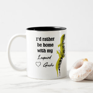 Niedliche Gecko-Tasse Zweifarbige Tasse