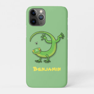 Niedliche Geckogrün-Grüße mit Bug-Cartoon Case-Mate iPhone Hülle