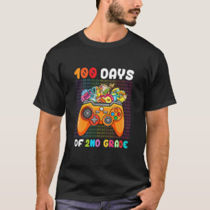 Niedliche Gefärbte Krawatte 100 Tage Video Game Co T-Shirt