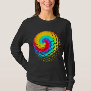 Niedliche Gefärbte Krawatte Golfgeschenk Männer Fr T-Shirt
