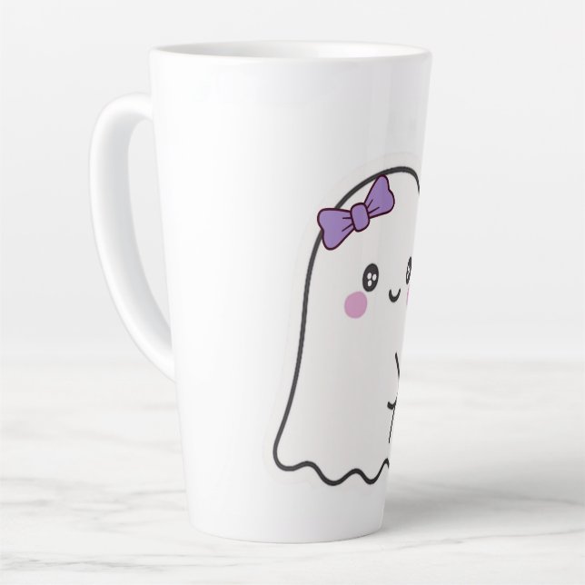 Niedliche Geist-Tasse - Adorable Halloween Coffee  Milchtasse (Linke Ecke)
