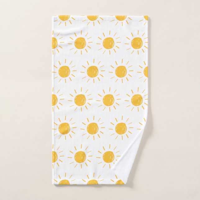 Niedliche, gelbe Illustration Handtuch (Handtuch)
