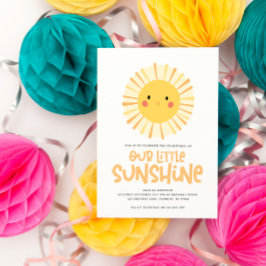 Niedliche gelbe Sonnenscheinillustrierung Geburtst