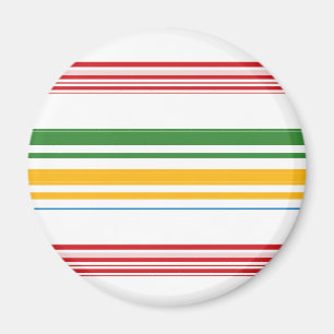 Niedliche gelbe Streifen Magnet