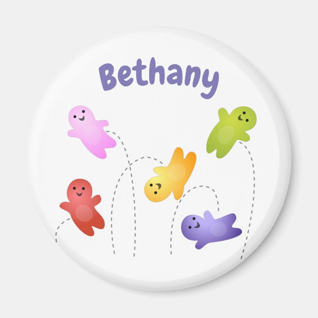 Niedliche Gelee Babys Süßigkeiten Bonbons Cartoon Magnet (Vorne)