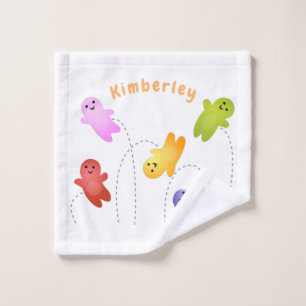 Niedliche Gelee Babys Süßigkeiten Süßigkeiten Cart Badhandtuch Set