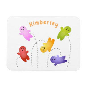 Niedliche Gelee Babys Süßigkeiten Süßigkeiten Cart Magnet