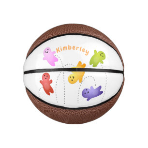 Niedliche Gelee Babys Süßigkeiten Süßigkeiten Cart Mini Basketball