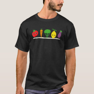 Niedliche Gemüse Männer Frauen Gesundes Gemüse Veg T-Shirt