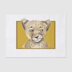 Niedliche Geparden-Papiere - Safari-Tiergeschenk Seidenpapier