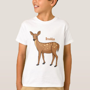 Niedliche gepunktete Darstellung des Cartoon T-Shirt