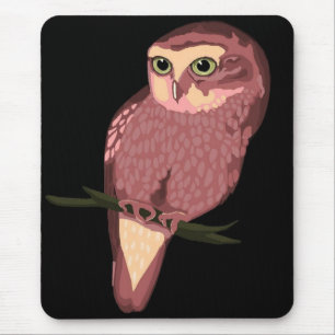 Niedliche gepunktete Eule Mousepad