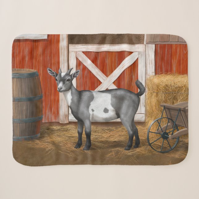 Niedliche Gepunktete Ziege Sherpadecke (Vorderseite (Horizontal))