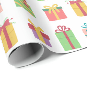 Niedliche Geschenkboxen Muster Geschenkpapier