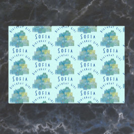 Niedliche Geschenke für das Geburtstagskind Blue G Seidenpapier