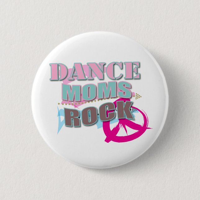 Niedliche Geschenke für Tanz-Mamas Button (Vorderseite)