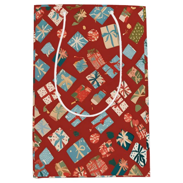 Niedliche Geschenktasche Mittlere Geschenktüte (Vorderseite)