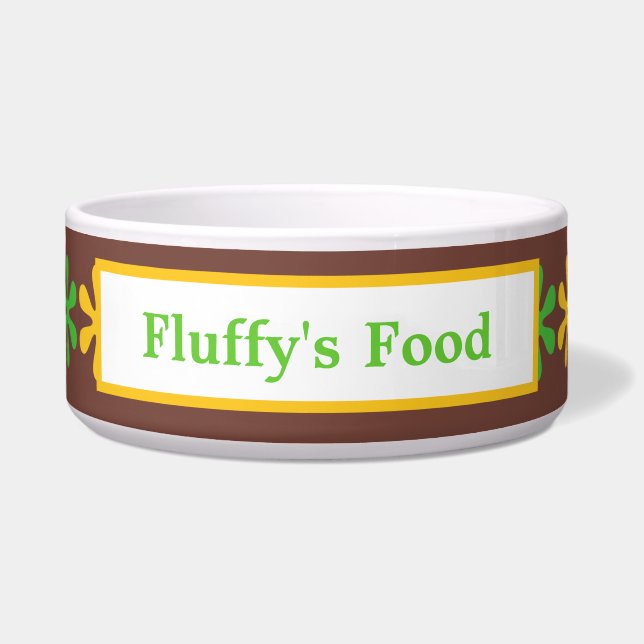 Niedliche Geschirr für Haustiere Napf (Vorderseite)