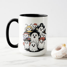 Niedliche gespenstische Tasse Spooky Kaffeepause