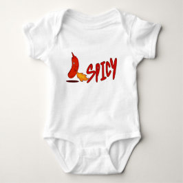 Niedliche Gewürze für Feinschmecker Baby Bodysuit Strampler