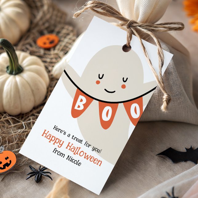 NIEDLICHE GHOST BOO HALLOWEEN KIDS LECKEREI GESCHENKANHÄNGER (Von Creator hochgeladen)