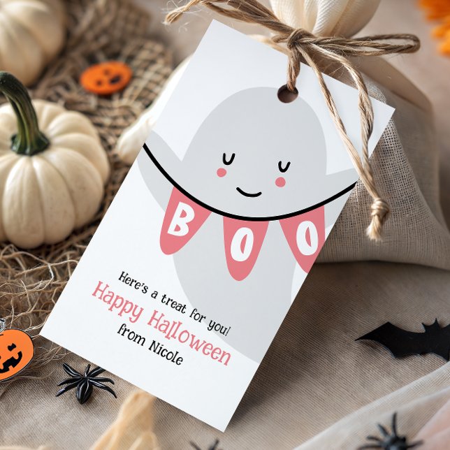 NIEDLICHE GHOST BOO HALLOWEEN KIDS LECKEREI GESCHENKANHÄNGER (Von Creator hochgeladen)
