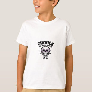Niedliche Ghouls haben einfach Spaß Skelett T-Shirt
