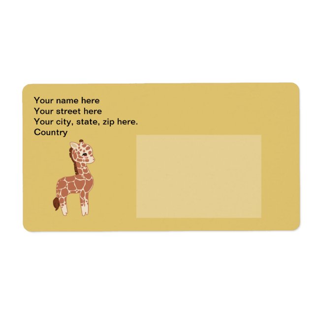 Niedliche Giraffe (Vorne)