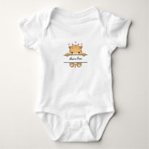 Niedliche Giraffe Baby Bodysuit