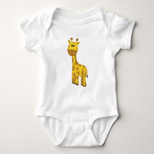 Niedliche Giraffe Bodysuit Baby Strampler (Vorderseite)