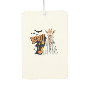 Niedliche Giraffe Boo Fun Halloween Kostümzoo Love Autolufterfrischer