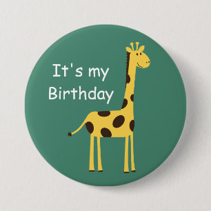 Niedliche Giraffe Button