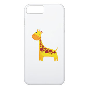 Niedliche Giraffe Cartoon iPhone 8 Plus/7 Plus Hülle