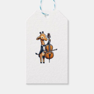 Niedliche Giraffe Cello Giraffen Musikermusik Geschenkanhänger