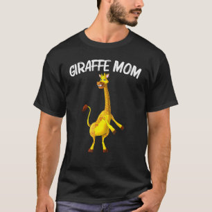 Niedliche Giraffe für Frauen Mutter Wildtiere Höch T-Shirt