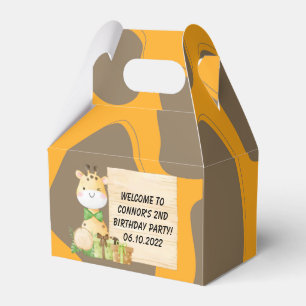 Niedliche Giraffe für Kleinkinder Gefälligkeitsbox Geschenkschachtel