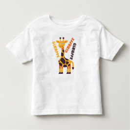 Niedliche Giraffe, Geburtstagsgeschenk Kleinkind T-shirt