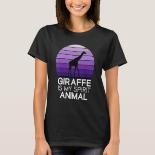 Niedliche Giraffe Giraffe ist mein Geiststier T-Shirt