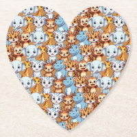 Niedliche Giraffe-Hippie-Jungelsafari Muster