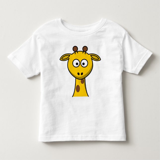 Niedliche Giraffe Kleinkind T-shirt (Vorderseite)