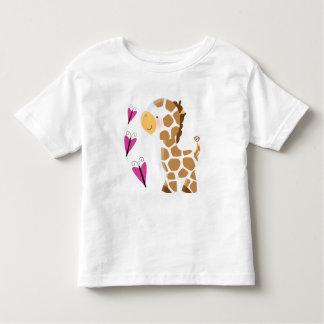 Niedliche Giraffe Kleinkind T-shirt