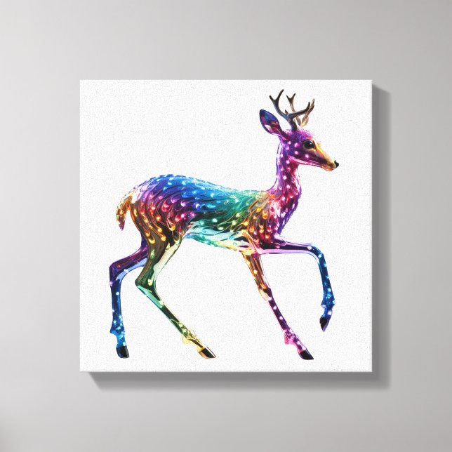 Niedliche Giraffe Leinwanddruck (Vorderseite)