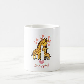 Niedliche Giraffe Lustige Cartoon-Tier-Tasse – Ado Kaffeetasse