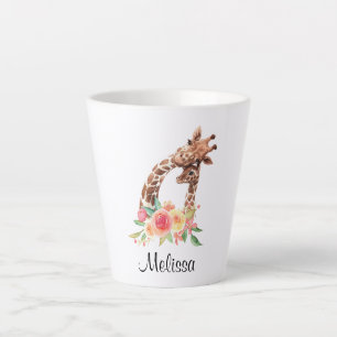 Niedliche Giraffe Mama & Baby Milchtasse