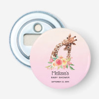 Niedliche Giraffe Mama & Baby Wasserfarbdusche