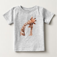 Niedliche Giraffe Mama oder Vater & Kalb Baby