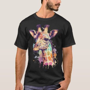 Niedliche Giraffe Männer Frauen Kinder T-Shirt